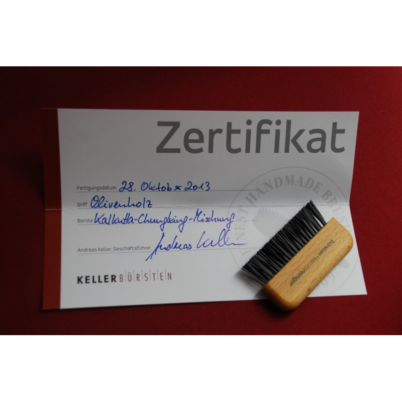 Kartáč KELLER Exclusive Oliva - tradiční ruční výroba