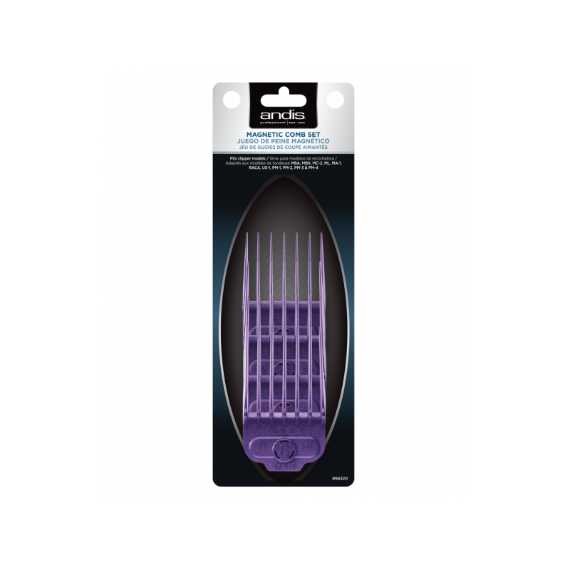 Sada magnetických hřebenů Andis - set II (16-25,5 mm)