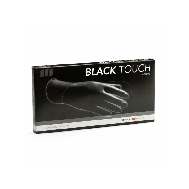 Latexové rukavice BLACK Touch 8151-5052 Hercules-M