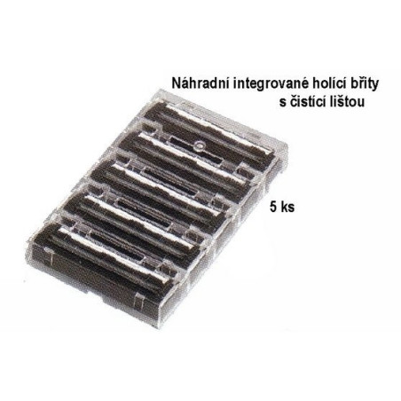 Náhradní integrované břity s čistící lištou MERKUR