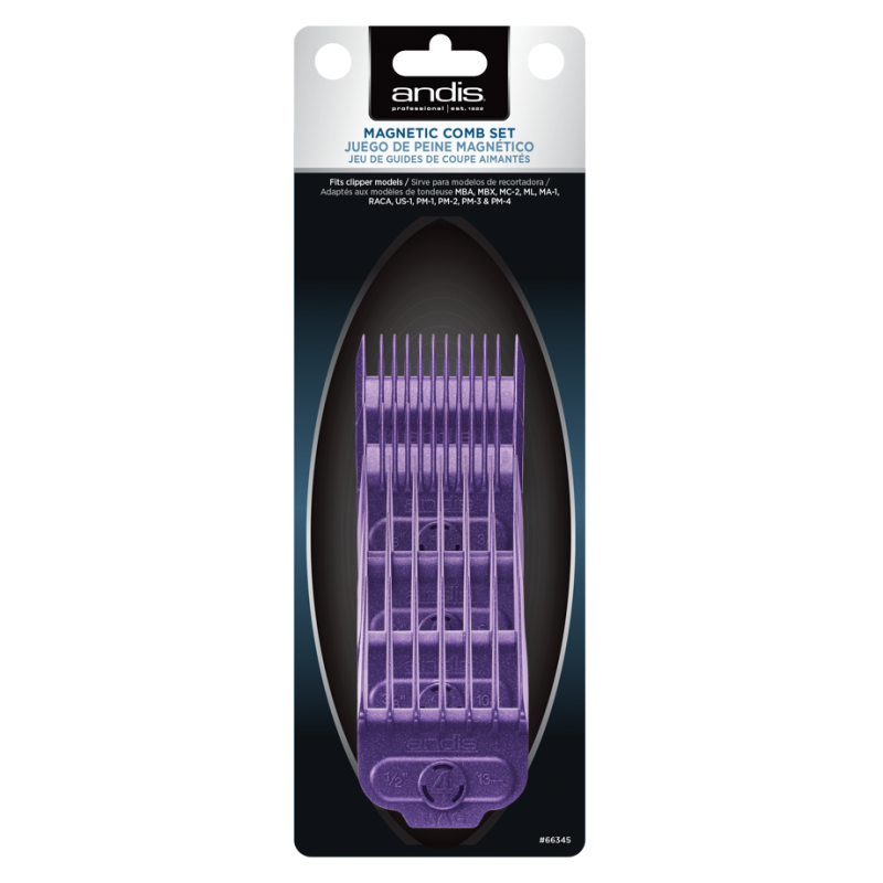 Sada magnetických hřebenů Andis - set I (1,5-13 mm)