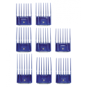 Sada plastových hřebenů Andis s kovovou sponou - set II (16-32 mm)