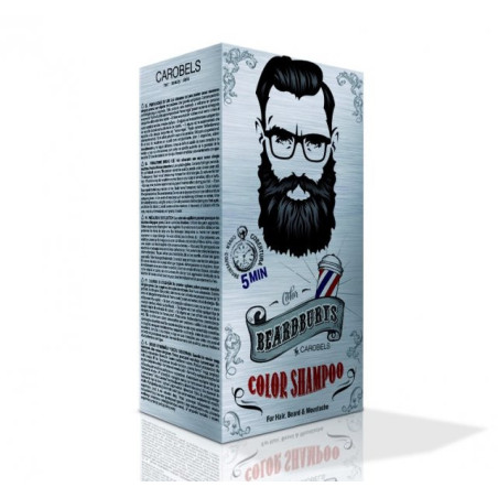 Beardburys barvící šampon na vlasy a vousy-černý