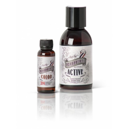 Beardburys barvící šampon na vlasy a vousy-tmavě hnědý