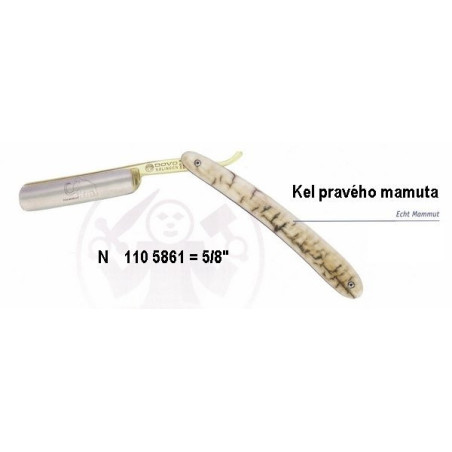 Břitva DOVO Solingen 110 5861 N - pravý mamutí kel