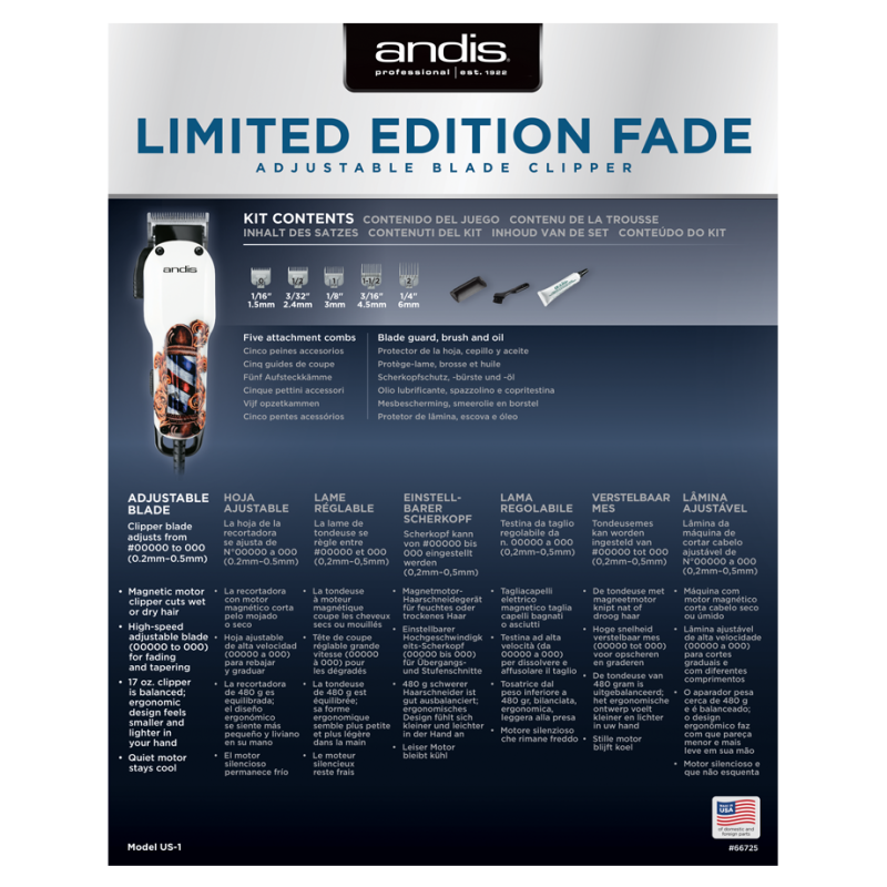 Andis Fade Barbershop (Limited Edition)