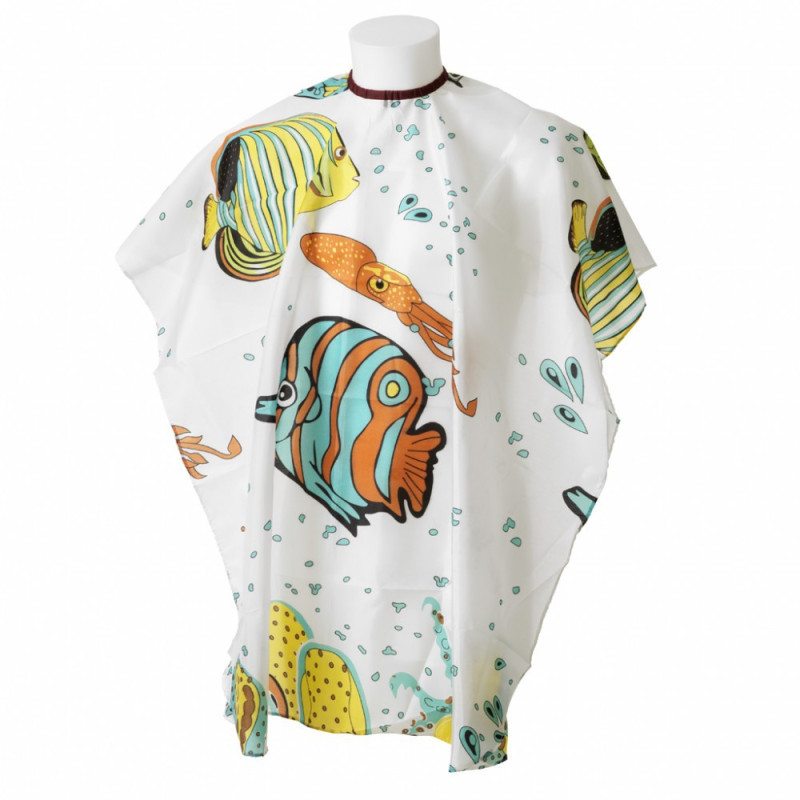 Dětská kadeřnická pláštěnka s motivem moře